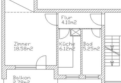 +++ANFRAGESTOPP+++Schöne 1 Zimmer Wohnung mit Balkon direkt am Park+++