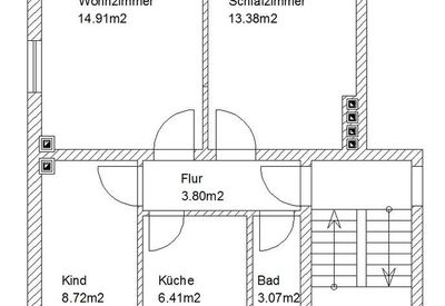 Freundliche 2,5 Zimmer Wohnung im Erdgeschoss