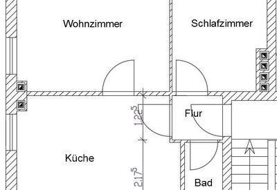 *** Schöne 1,5 Zi.- Whg. im Dachgeschoss***
